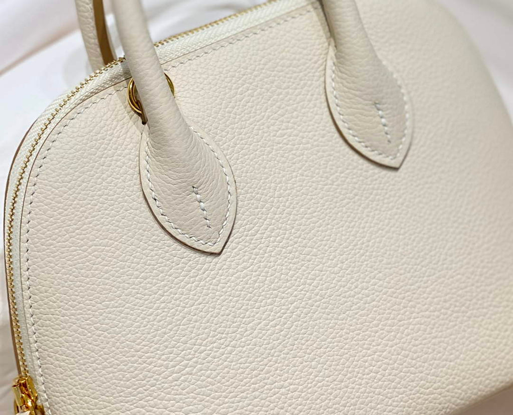 Hermes Bolide 1923 Mini Bag in Beige Evercolor Calfskin Gold Hardware - Default Title - View 6
