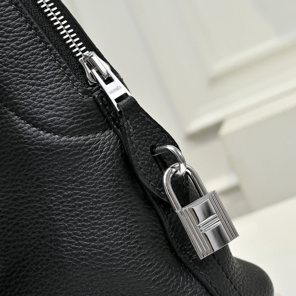 Hermes Bolide Messenger bag in Togo calfskin Black - Default Title - View 5