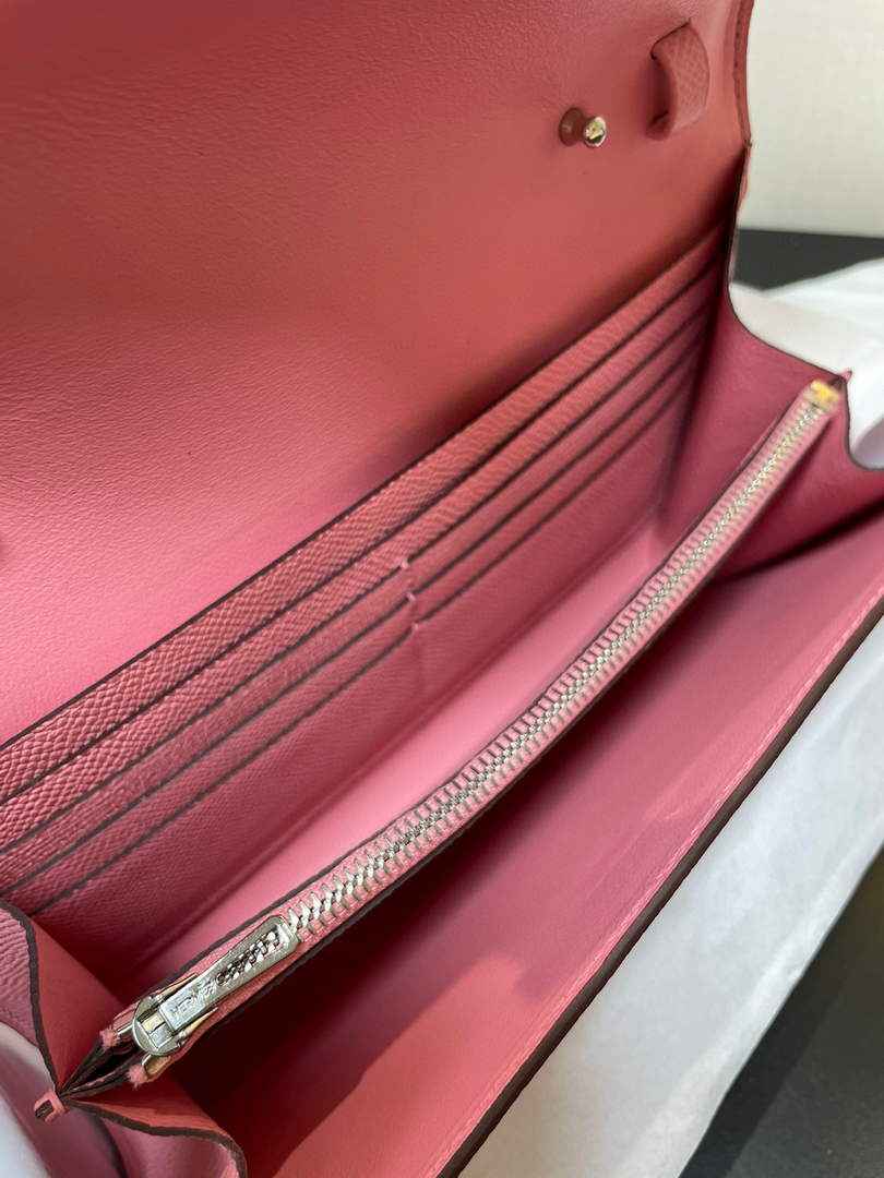 Hermes Constance Long To Go wallet H080126 White Gold - Default Title - View 3