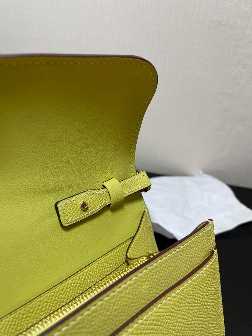 Hermes Constance Long To Go wallet H080126 Light Yellow Gold - Default Title - View 7