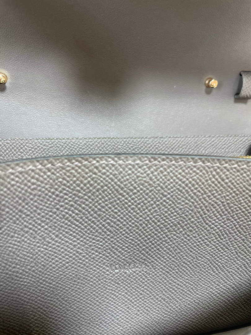 Hermes Constance Long To Go wallet H080126 dark gray gold - Default Title - View 6