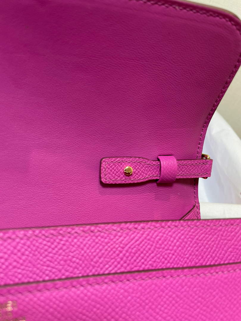 Hermes Constance Long To Go wallet H080126 purpel gold - Default Title - View 8