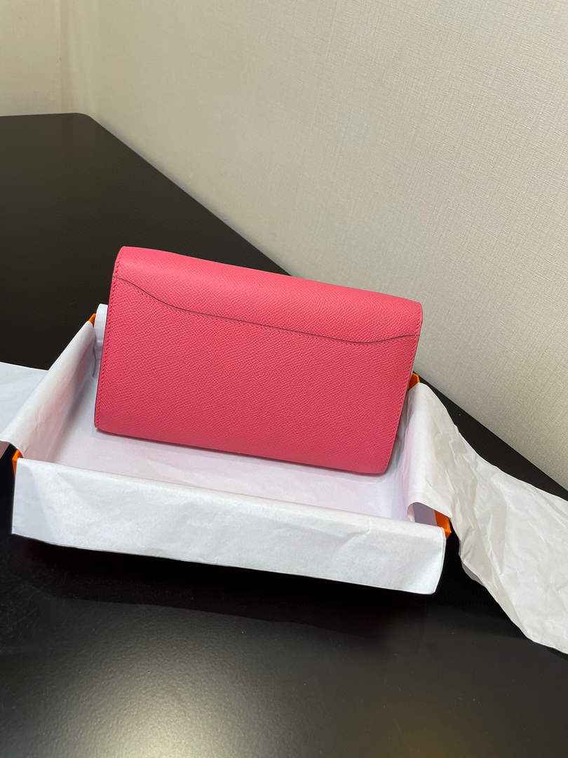 Hermes Constance Long To Go wallet H080126 plum gold - Default Title - View 3