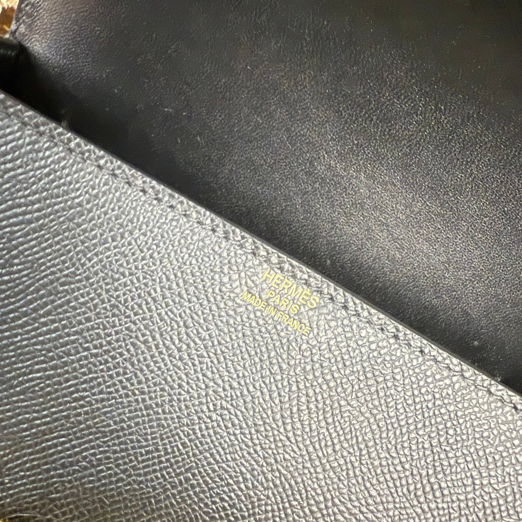 Hermès Della Cavalleria Elan Bag in Black Epsom Calfskin Gold Hardware - Default Title - View 8