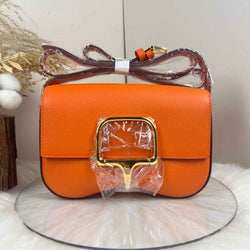 Hermès Della Cavalleria Elan Bag in Orange Epsom Calfskin Gold Hardware - Default Title - View 1