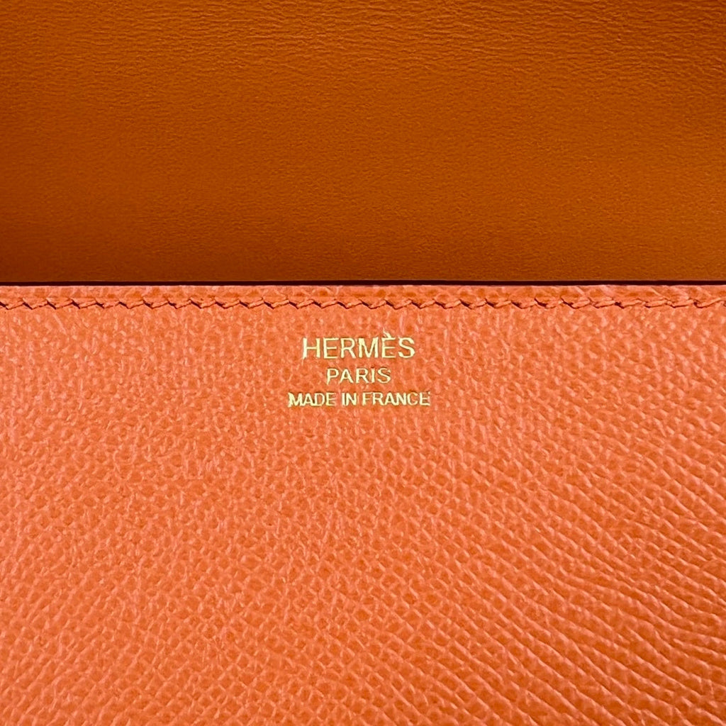 Hermès Della Cavalleria Elan Bag in Orange Epsom Calfskin Gold Hardware - Default Title - View 5