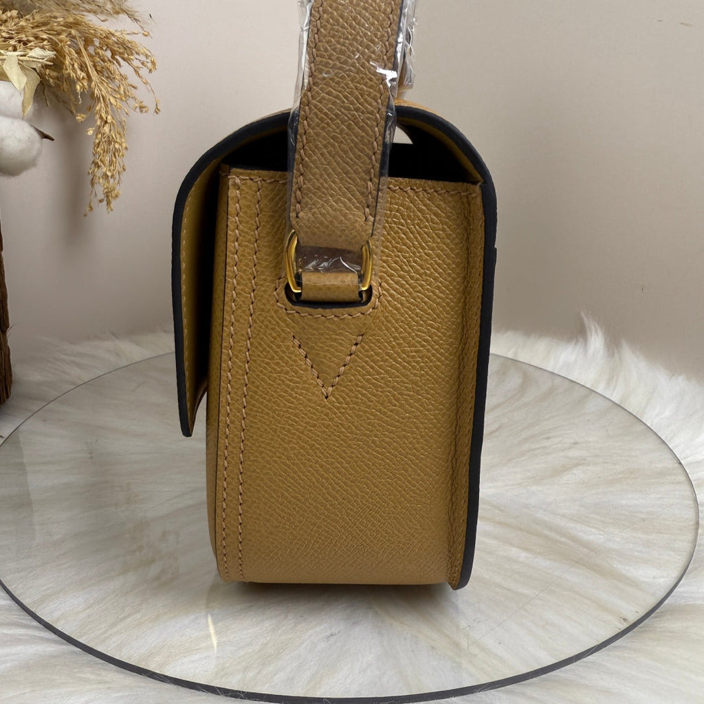 Hermès Della Cavalleria Elan Bag in Apricot Epsom Calfskin Gold Hardware - Default Title - View 6