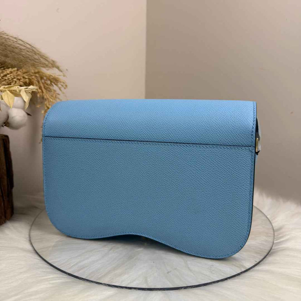 Hermès Della Cavalleria Elan Bag in Blue Epsom Calfskin Gold Hardware - Default Title - View 4