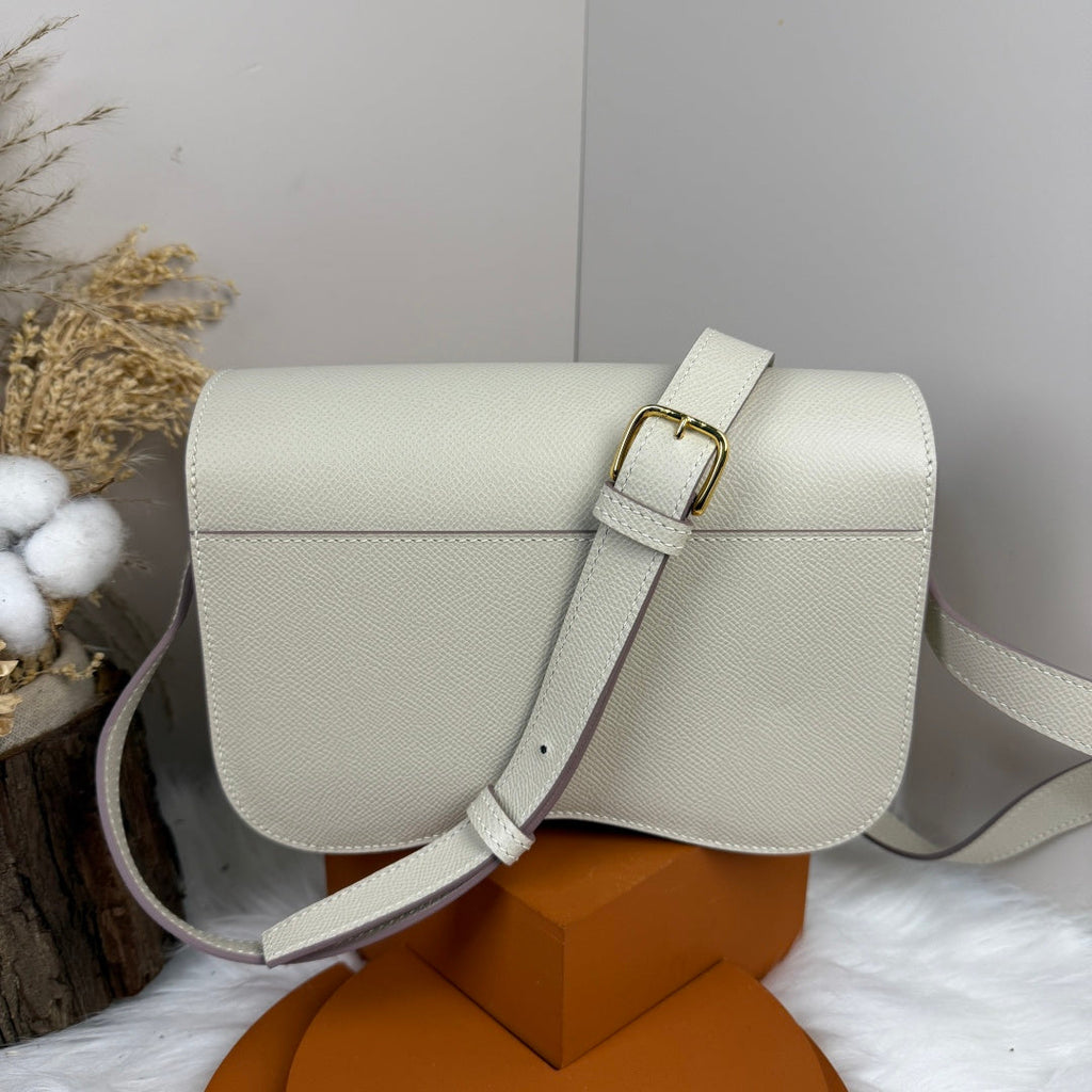 Hermès Della Cavalleria Elan Bag in Beige Epsom Calfskin Gold Hardware - Default Title - View 6