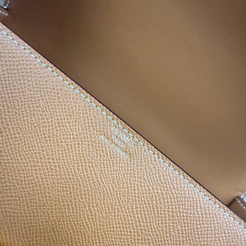 Hermès Della Cavalleria Elan Bag in Brown Epsom Calfskin Gold Hardware - Default Title - View 7