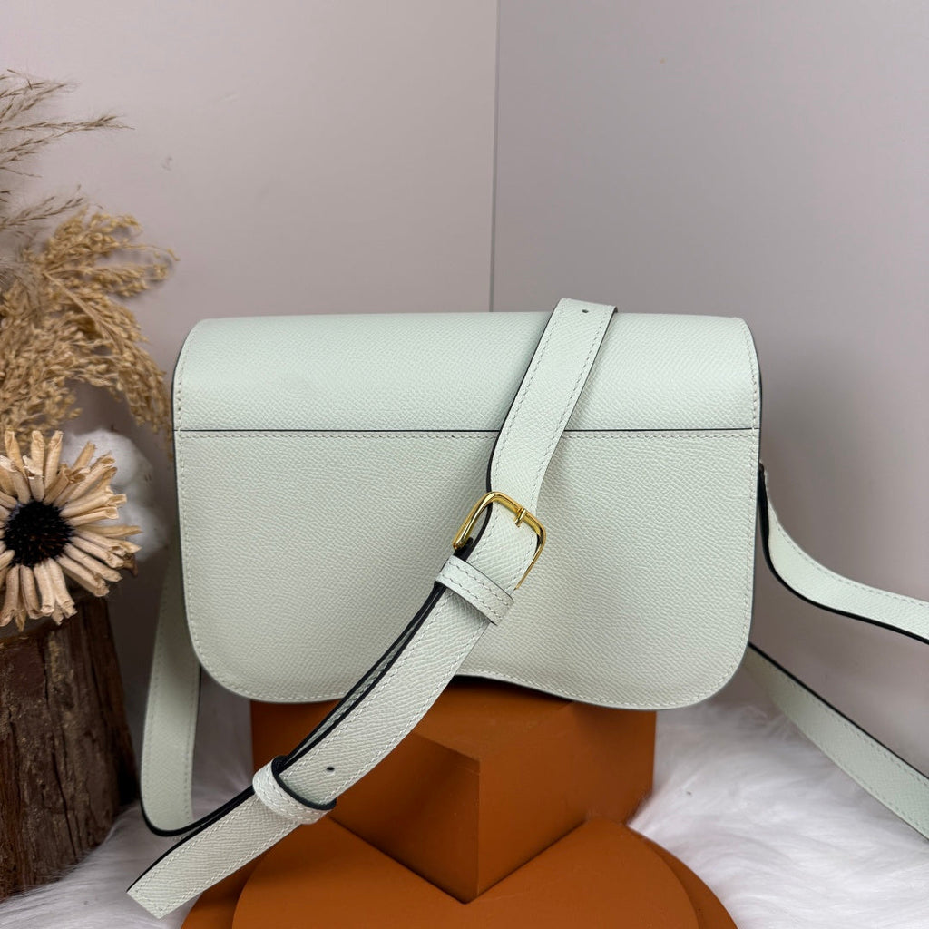 Hermès Della Cavalleria Elan Bag in Light Green Epsom Calfskin Gold Hardware - Default Title - View 6
