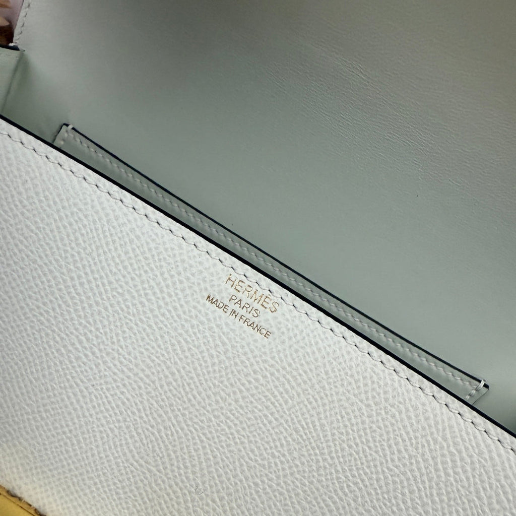 Hermès Della Cavalleria Elan Bag in Light Green Epsom Calfskin Gold Hardware - Default Title - View 7