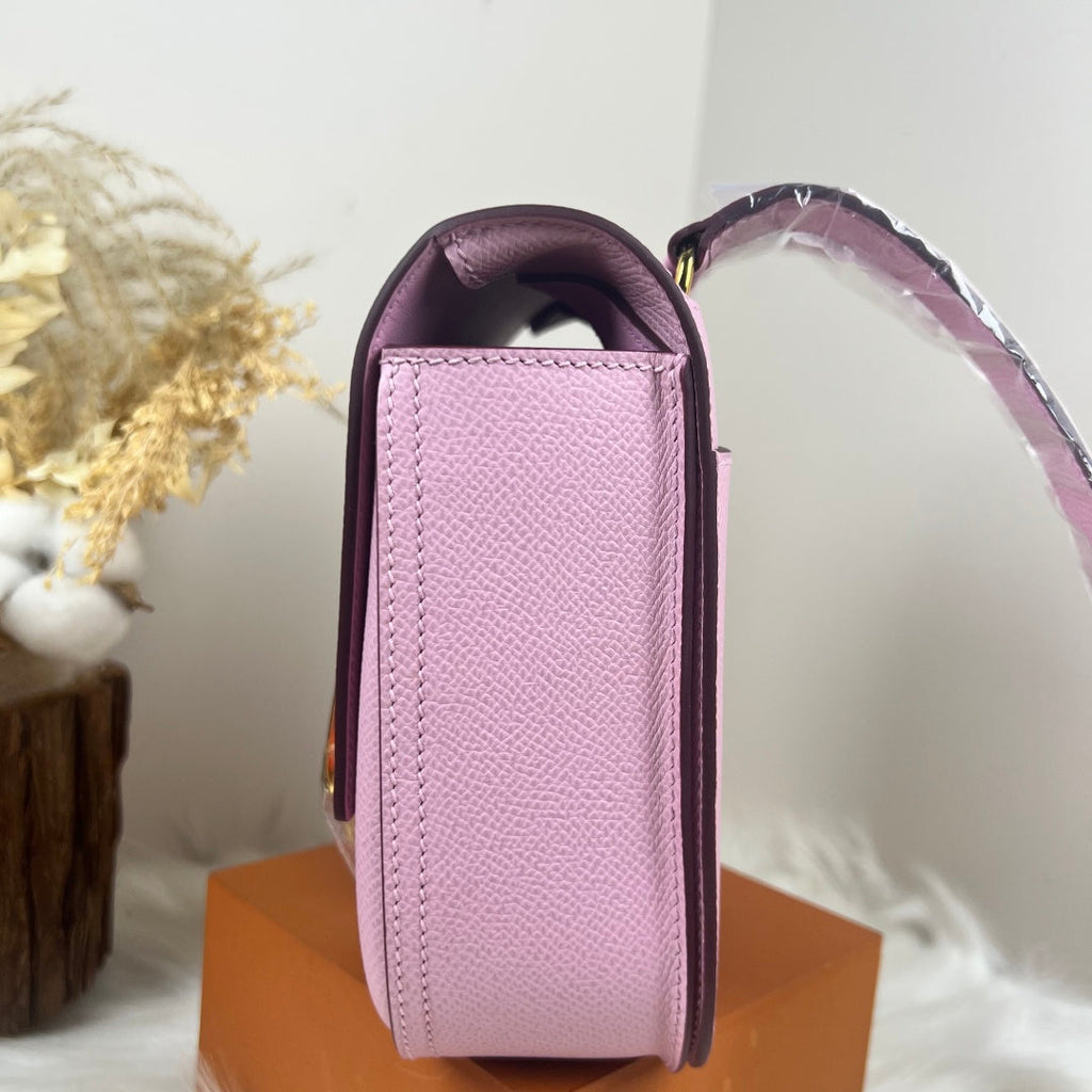 Hermès Della Cavalleria Mini Bag Pink Epsom Calfskin Gold Hardware - Default Title - View 5