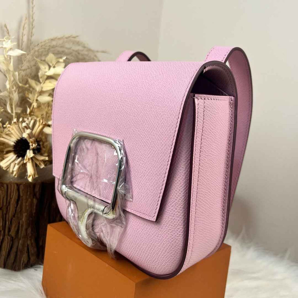 Hermès Della Cavalleria Mini Bag Pink Epsom Calfskin Silver Hardware - Default Title - View 2