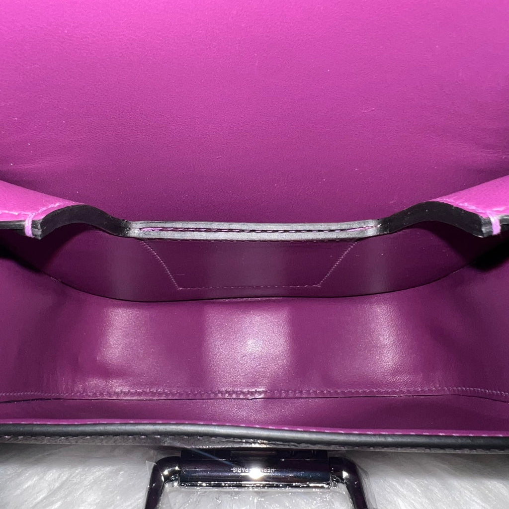 Hermès Della Cavalleria Mini Bag Purple Epsom Calfskin Silver Hardware - Default Title - View 9
