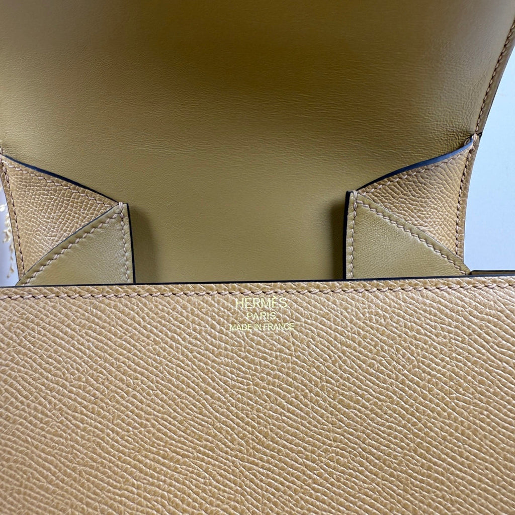 Hermès Della Cavalleria Mini Bag Apricot Epsom Calfskin Gold Hardware - Default Title - View 8