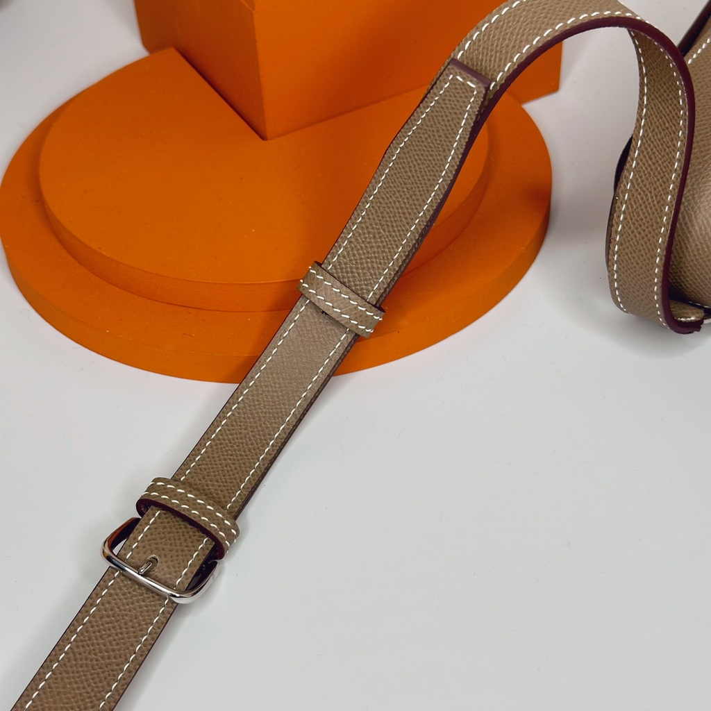 Hermès Della Cavalleria mini bag h085260 gray epsom leather silver - Default Title - View 9
