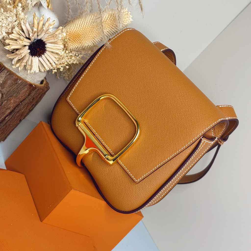 Hermès Della Cavalleria mini bag h085260 camel epsom leather gold - Default Title - View 2