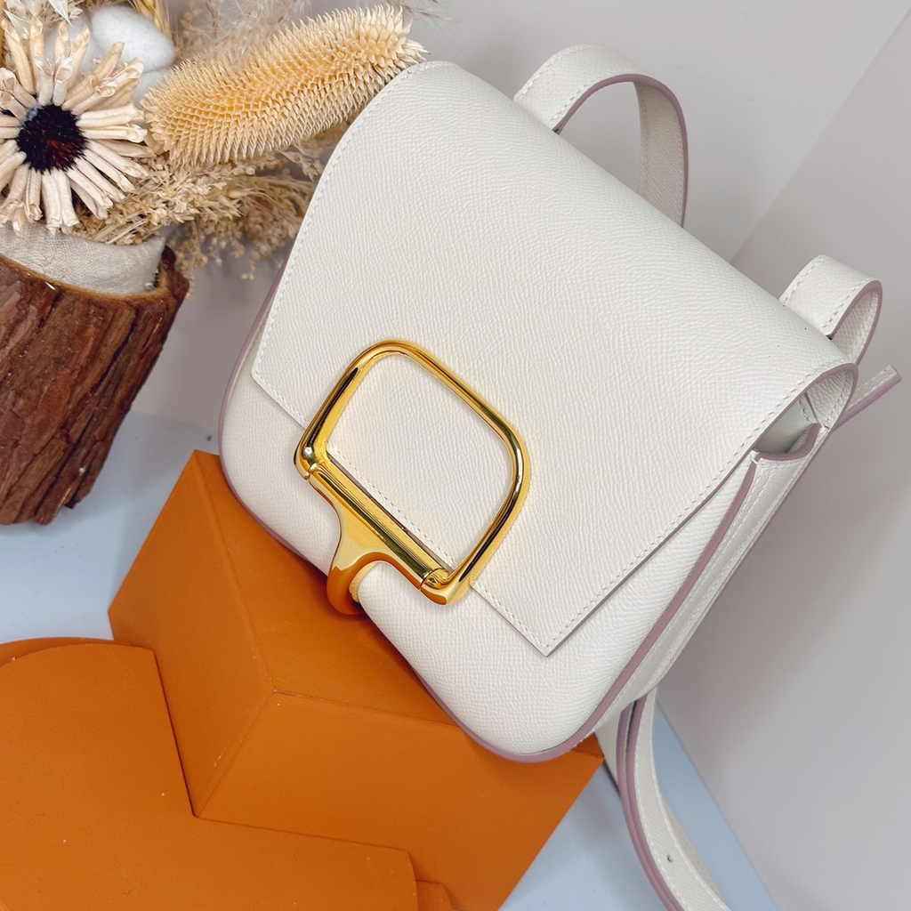 Hermès Della Cavalleria mini bag h085260 beige epsom leather gold - Default Title - View 2