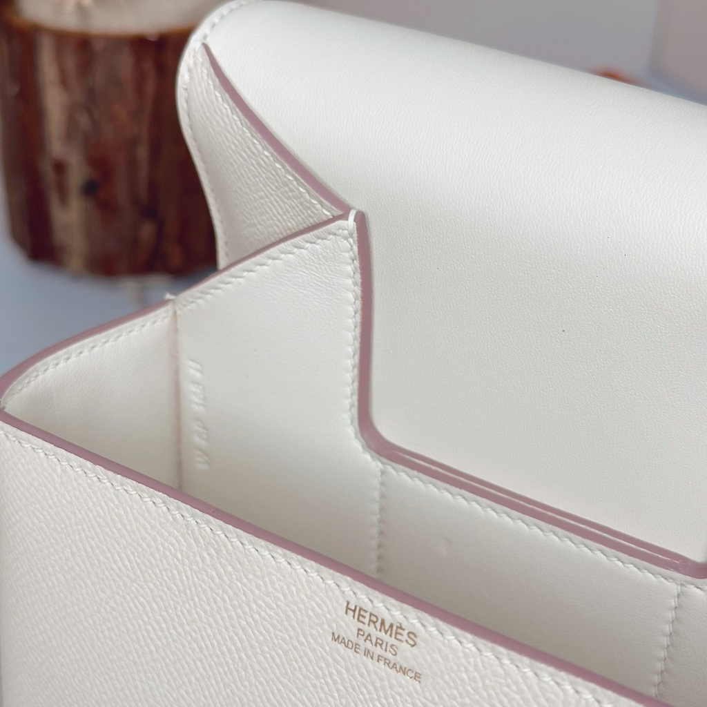 Hermès Della Cavalleria mini bag h085260 beige epsom leather gold - Default Title - View 8