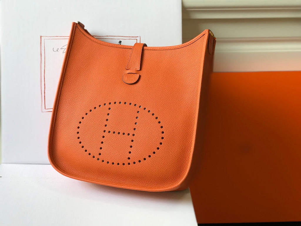 Hermès Evelyne III 29 Bag Taurillon Clemence Orange - Default Title - View 1