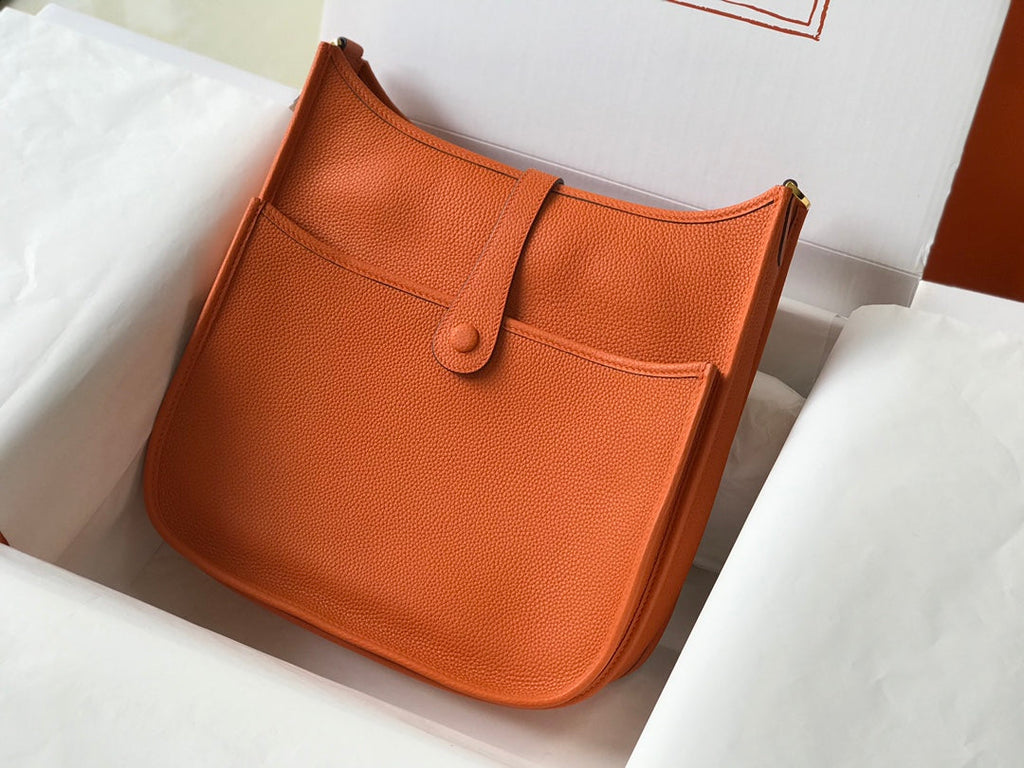 Hermès Evelyne III 29 Bag Taurillon Clemence Orange - Default Title - View 2