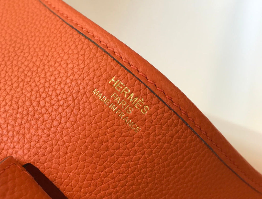 Hermès Evelyne III 29 Bag Taurillon Clemence Orange - Default Title - View 4