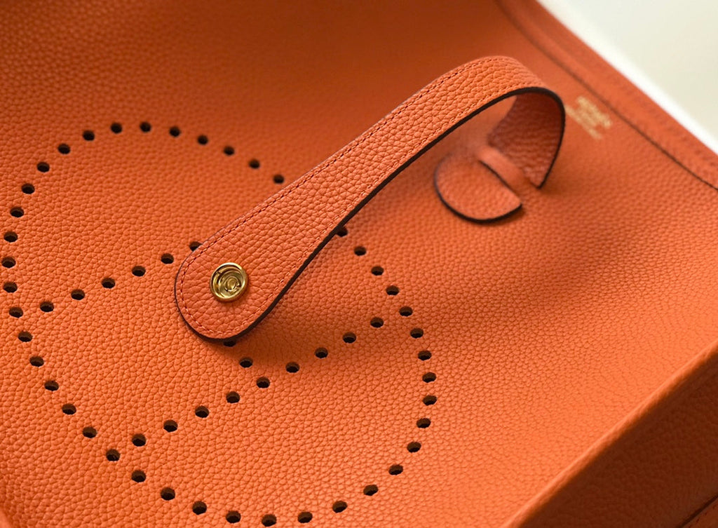 Hermès Evelyne III 29 Bag Taurillon Clemence Orange - Default Title - View 5