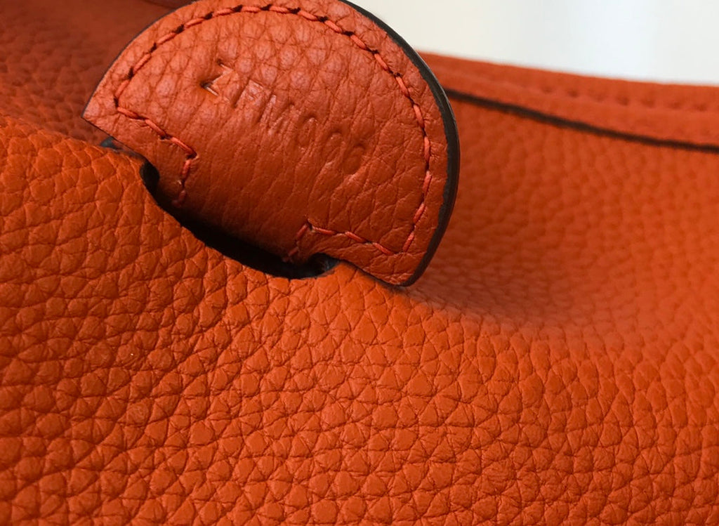 Hermès Evelyne III 29 Bag Taurillon Clemence Orange - Default Title - View 6