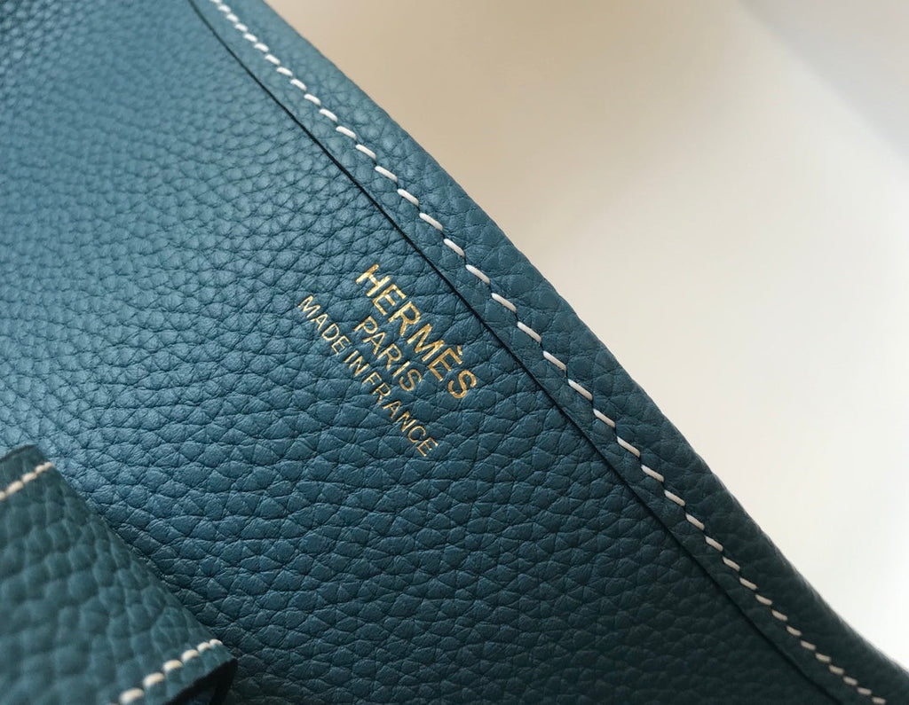 Hermès Evelyne III 29 Bag Taurillon Clemence Blue - Default Title - View 5