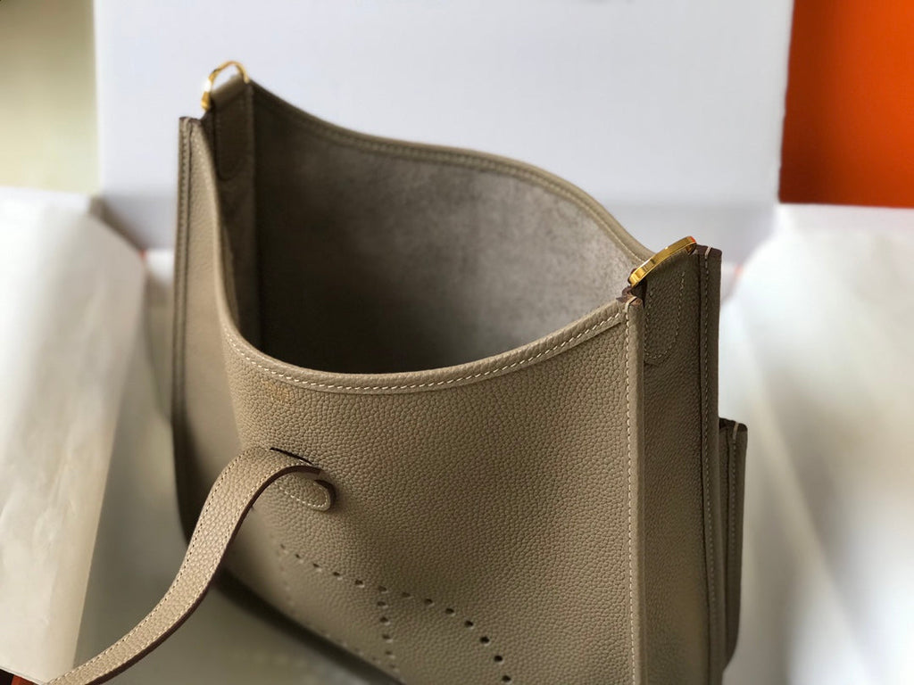 Hermès Evelyne III 29 Bag Taurillon Clemence Gray - Default Title - View 7