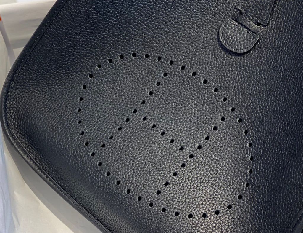 Hermès Evelyne III 29 Taurillon Clemence Shoulder Bag Black Silver - Default Title - View 6