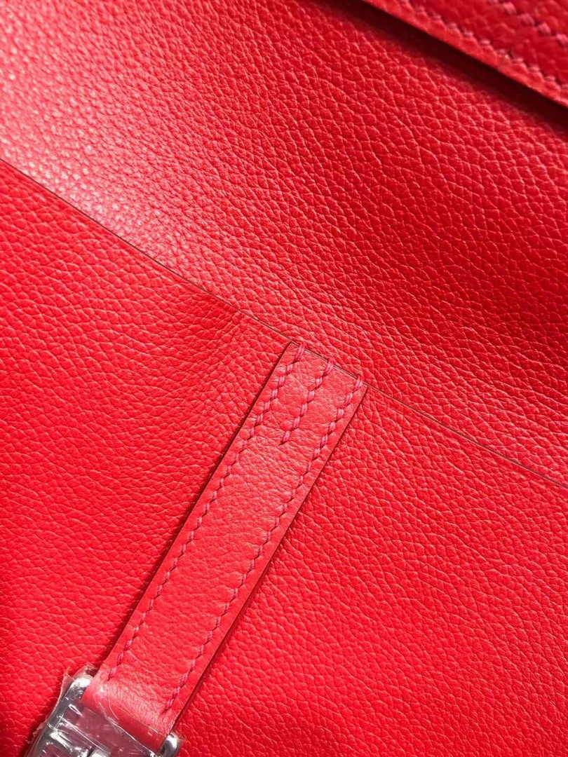 Hermes Halzan 25 Bag Togo Leather Gold H082188 - Default Title - View 7