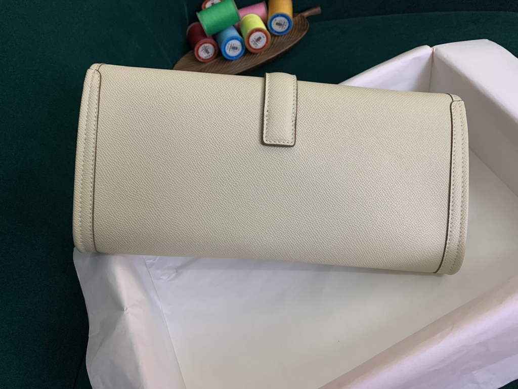 Hermes Jige 29cm Wallet Clutch In Epsom Leather Beige - Default Title - View 5