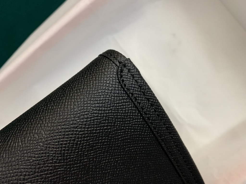 Hermes Jige 29cm Wallet Clutch In Epsom Leather Black - Default Title - View 7