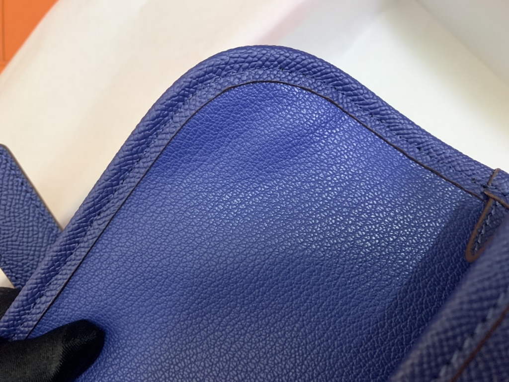 Hermes Jige 29cm Wallet Clutch In Epsom Leather Dark Blue - Default Title - View 6