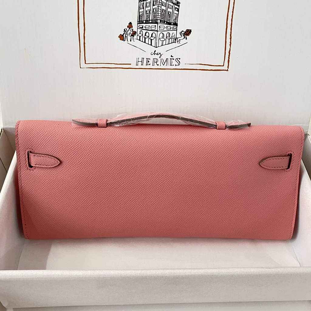 Hermès Kelly Cut Clutch 31cm Epsom Leather Pink Gold - Default Title - View 2