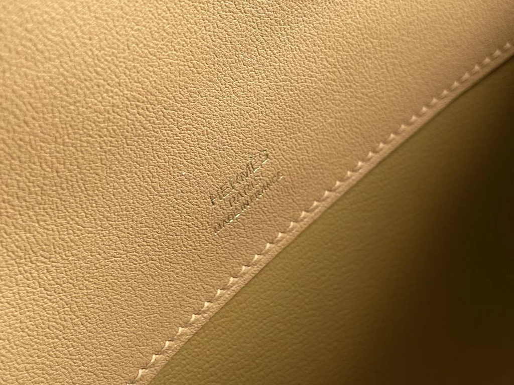 Hermès Kelly Cut Clutch 31cm Swift Leather Kakhi Gold - Default Title - View 9