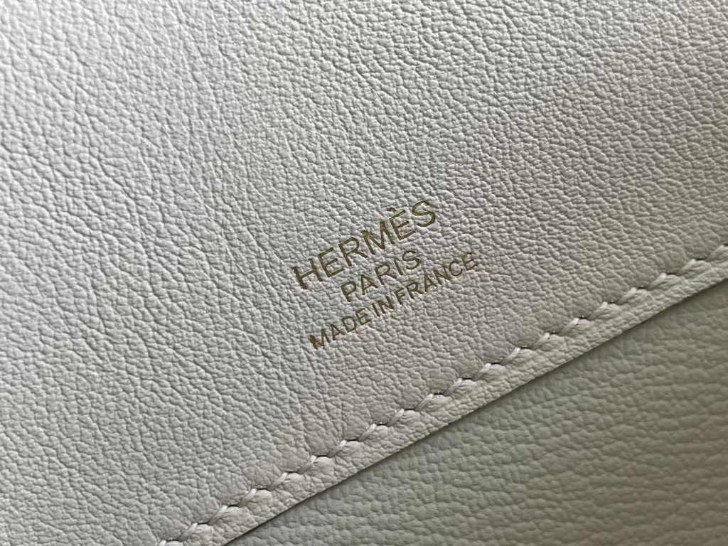 Hermès Kelly Cut Clutch 31cm Swift Leather Beige Silver - Default Title - View 9
