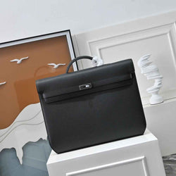 Hermès Kelly Dépêche 36 â€?Hand-stitched Togo Calfskin in Black - Default Title - View 1