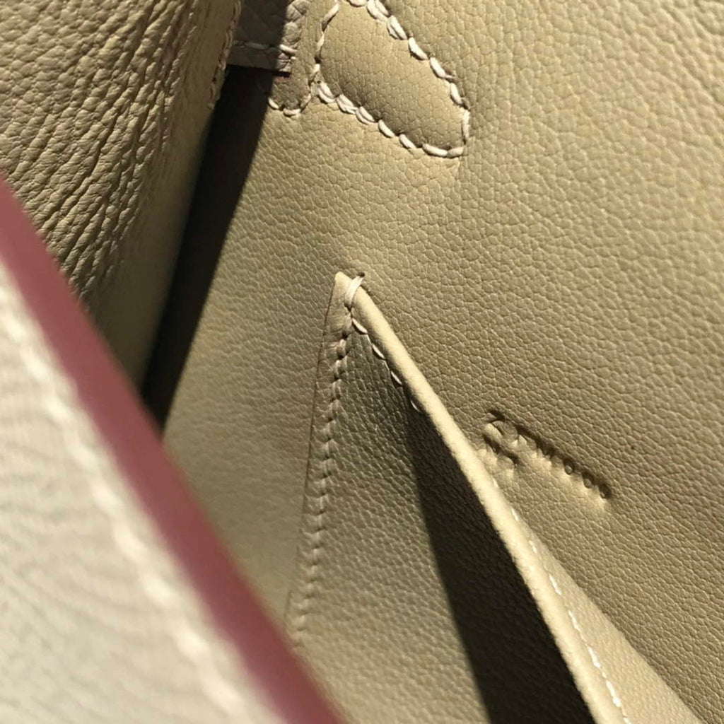 Hermes Kelly Mini II Bag 19 Gold Hardware with Epsom Clothing Gray - Default Title - View 9