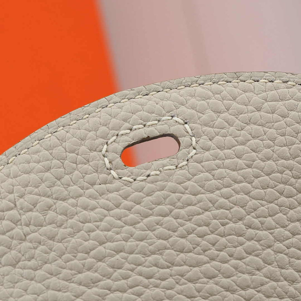 Hermes Lindy Mini Bag Beige Togo Leather Gold Hardware H8605 - Default Title - View 8