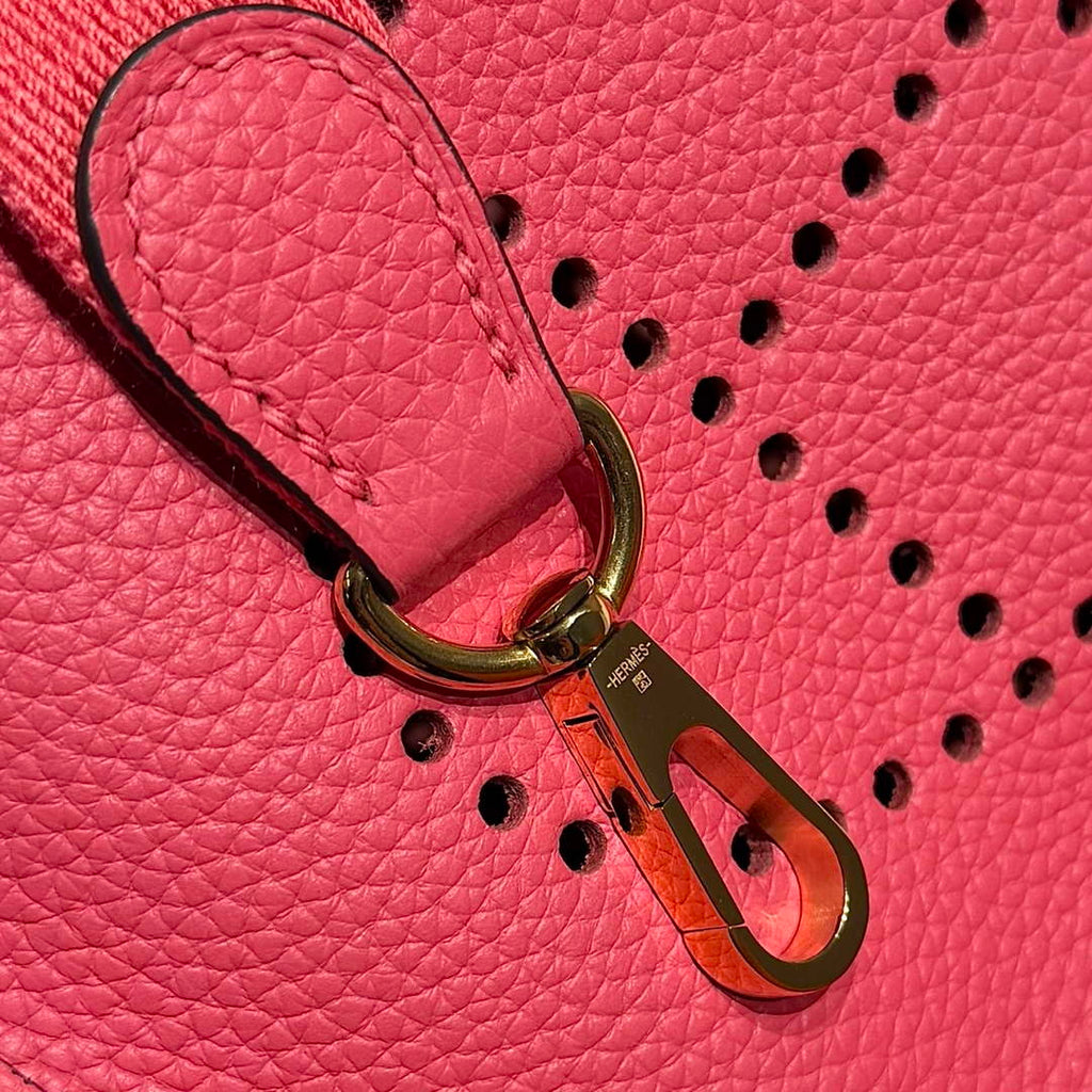 Hermes Mini Evelyne 16 Bag in Taurillon Clemence Leather H069434 - Default Title - View 5