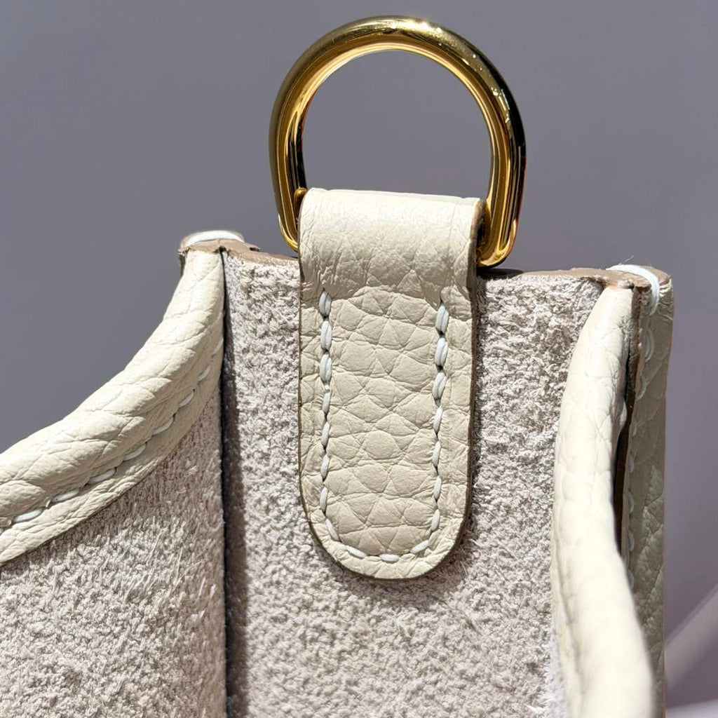 Hermes Mini Evelyne 16 Bag in Taurillon Clemence Leather H069421 - Default Title - View 8