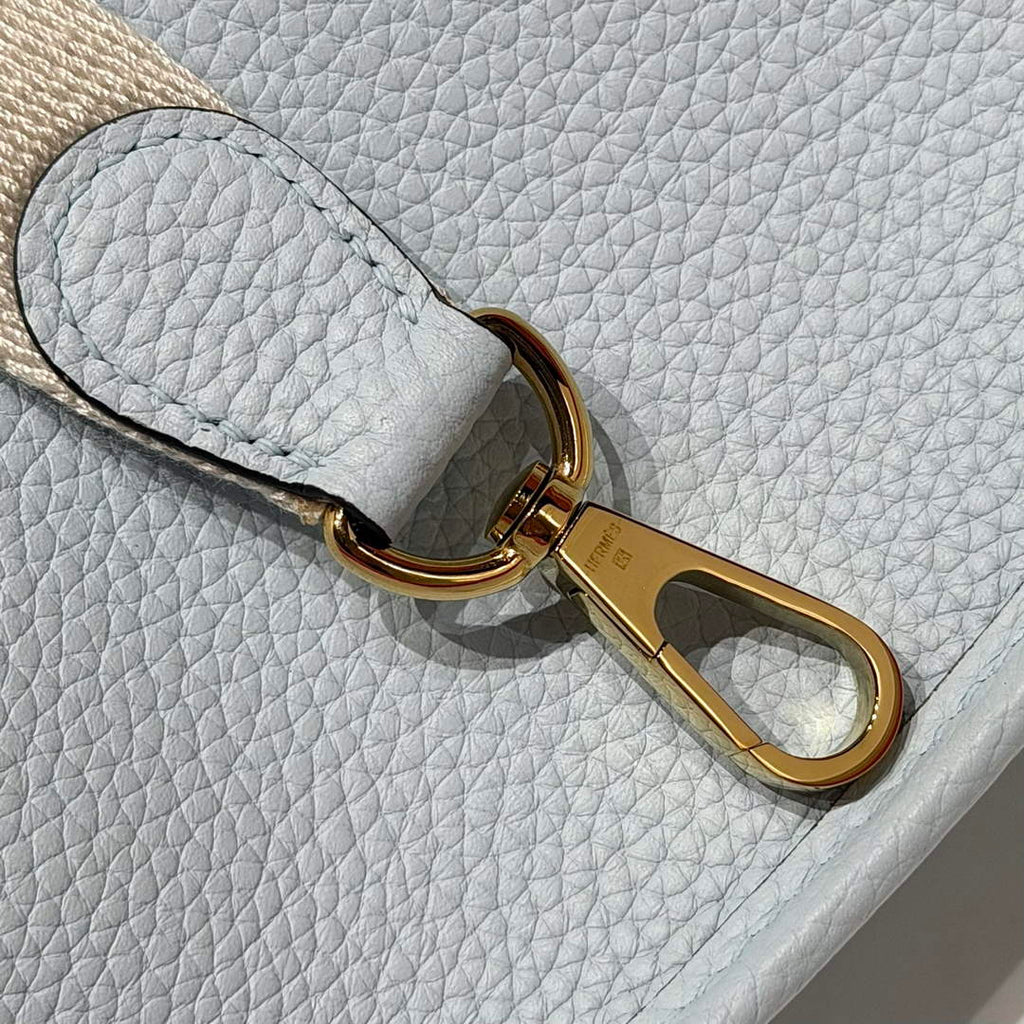 Hermes Mini Evelyne 16 Bag in Taurillon Clemence Leather H069442 - Default Title - View 6