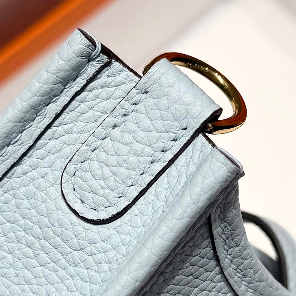Hermes Mini Evelyne 16 Bag in Taurillon Clemence Leather H069442 - Default Title - View 8