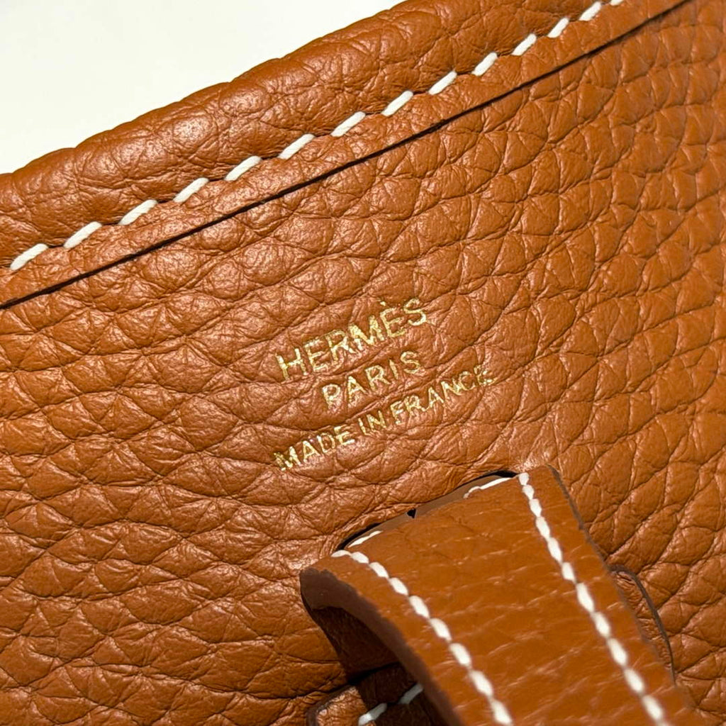 Hermes Mini Evelyne 16 Bag in Taurillon Clemence Leather H069431 - Default Title - View 4