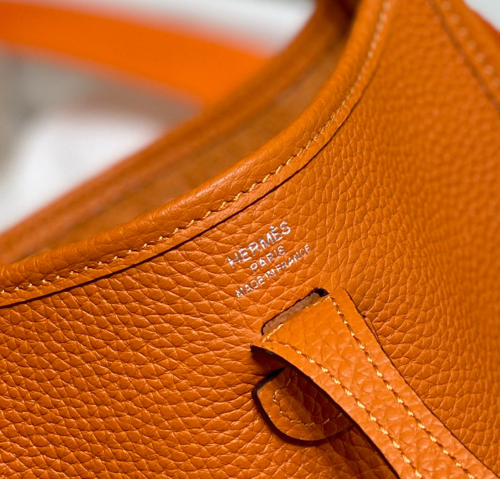 Hermes Mini Evelyne 16 Bag in Taurillon Clemence Leather H069426 - Default Title - View 6