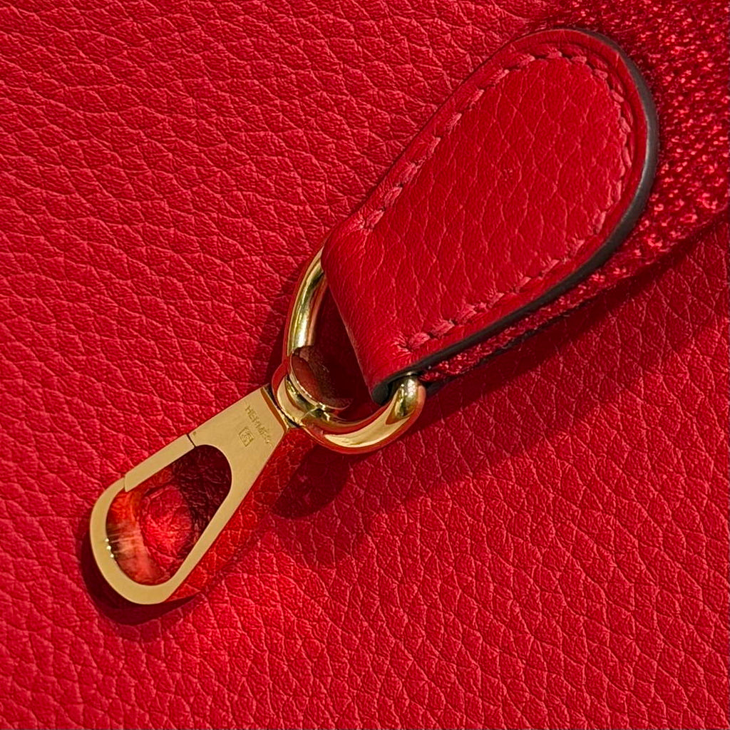 Hermes Mini Evelyne 16 Bag in Taurillon Clemence Leather H069423 - Default Title - View 5