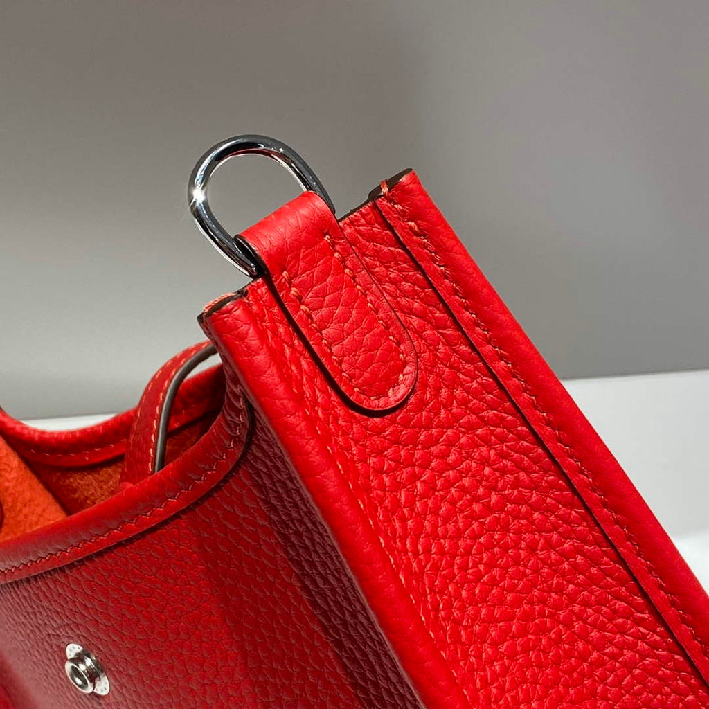 Hermes Mini Evelyne 16 Bag in Taurillon Clemence Leather H069424 - Default Title - View 6
